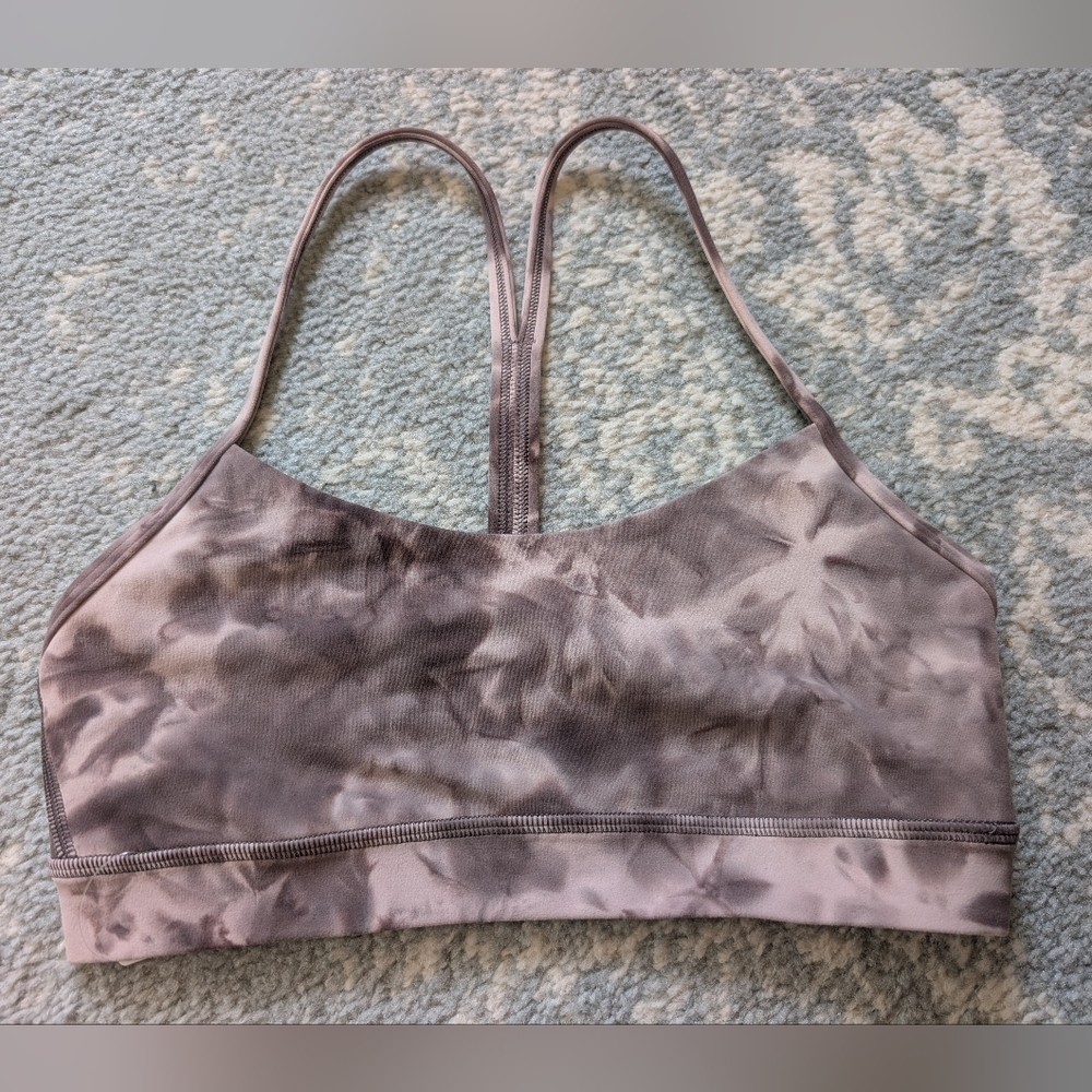 Women's Lululemon Purple & Pink Tie-Dye Sports Bra